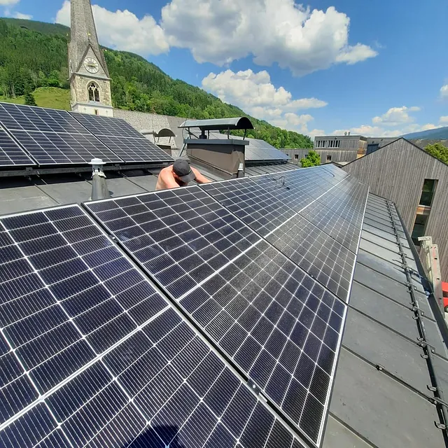 Photovoltaik von MRT im Pinzgau