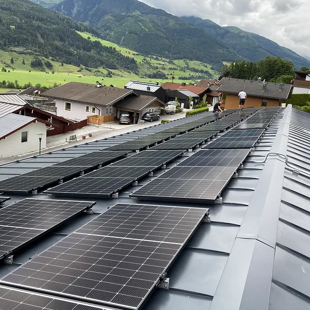 Photovoltaik von MRT im Pinzgau
